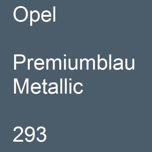 Opel, Premiumblau Metallic, 293.